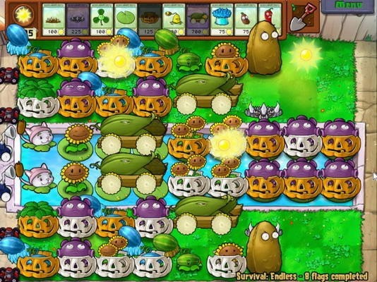 植物大战僵尸经典梯子8炮流怎么使用-植物大战僵尸经典梯子8炮流玩法攻略