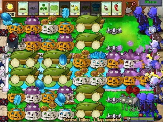 植物大战僵尸经典梯子8炮流怎么使用-植物大战僵尸经典梯子8炮流玩法攻略