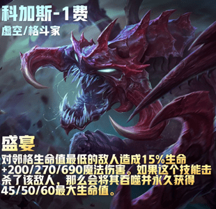 云顶之弈s9科加斯主c阵容搭配装备汇总-云顶之弈s9科加斯主c玩法攻略