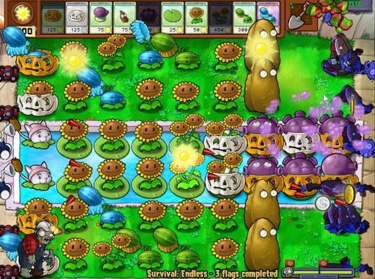 植物大战僵尸经典梯子8炮流怎么使用-植物大战僵尸经典梯子8炮流玩法攻略