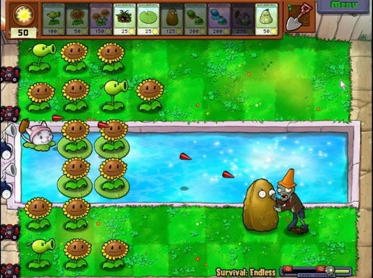 植物大战僵尸经典梯子8炮流怎么使用-植物大战僵尸经典梯子8炮流玩法攻略