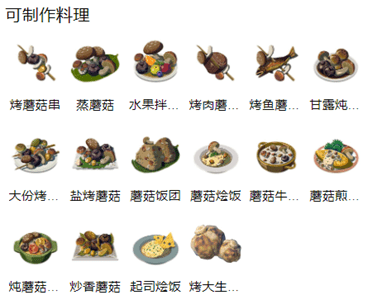 王国之泪大生命松露菜谱有几种-塞尔达传说王国之泪大生命松露在哪位置介绍