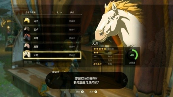 塞尔达传说王国之泪有几种特殊马匹-特殊马匹图鉴推荐