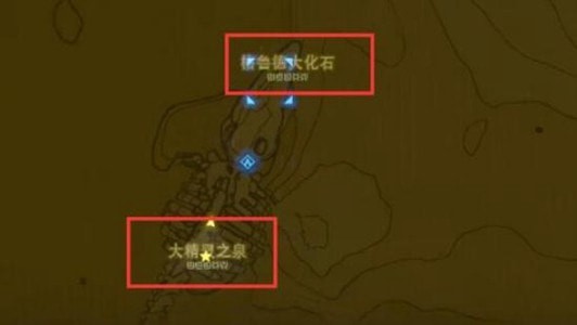 塞尔达传说王国之泪大精灵之泉在哪