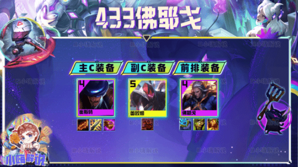 云顶之弈手游S8.5佛耶戈433阵容怎么组合最好,S8.5佛耶戈433战术图文详细通关攻略
