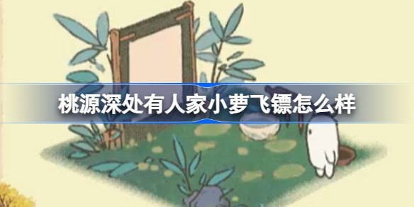 桃源深处有人家小萝飞镖是什么-桃源深处有人家娱乐建筑图鉴