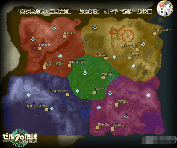 塞尔达传说王国之泪驿站在哪,驿站位置汇总