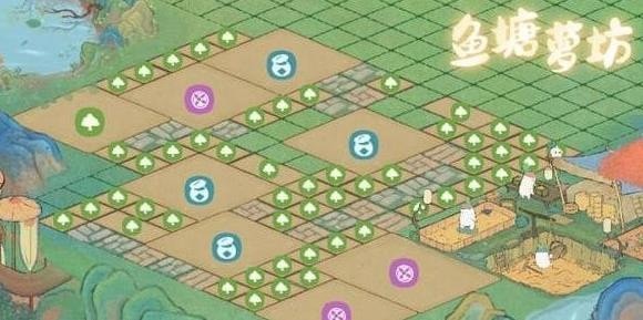 桃源深处有人家鱼塘罗坊布局设计图片