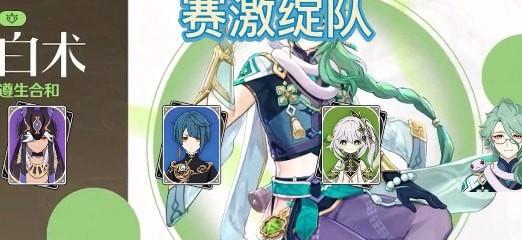 原神白术适合什么队伍 原神白术最佳搭配