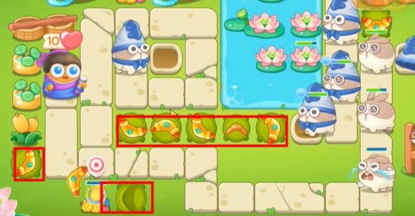 保卫萝卜4夏日垂钓1怎么通关 保卫萝卜4夏日垂钓第1关攻略图解