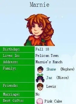 星露谷物语玛鲁最喜欢什么礼物 星露谷物语玛尼上班时间