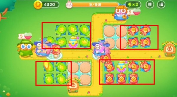 保卫萝卜4绿野奇缘56攻略图解法 保卫萝卜4绿野奇缘56金萝卜攻略