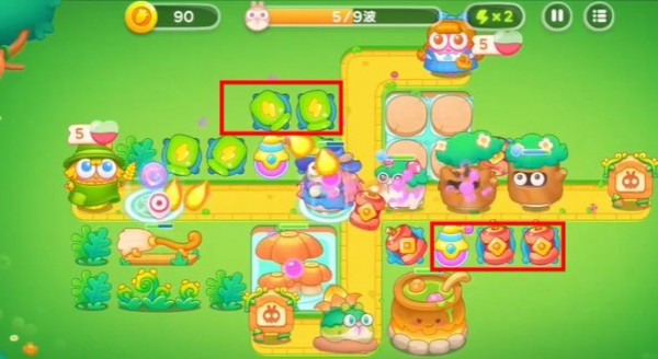 保卫萝卜4绿野奇缘56攻略图解法 保卫萝卜4绿野奇缘56金萝卜攻略