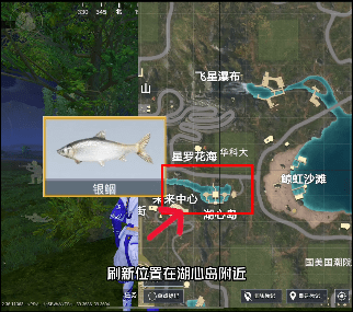 和平精英绿洲世界银鲴鱼怎么钓 分布地点汇总