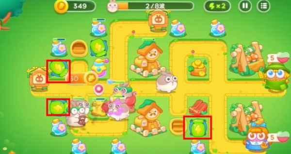 保卫萝卜4绿野奇缘41关攻略 布局思路图文步骤