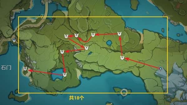 原神射手丘丘人哪里刷 原神射手丘丘人点位分布图汇总