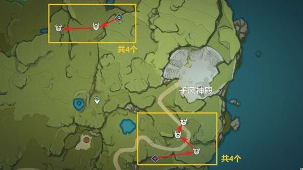 原神射手丘丘人哪里刷 原神射手丘丘人点位分布图汇总