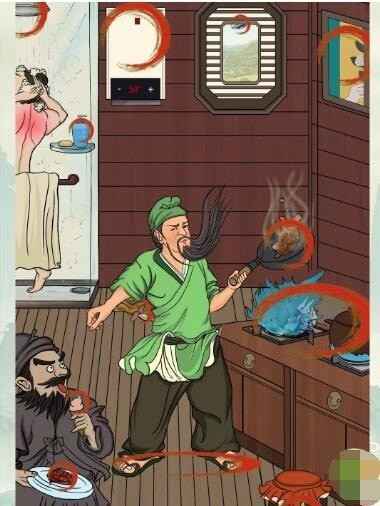 文字王者找出12个不和谐的地方关羽爆炒三兄弟攻略