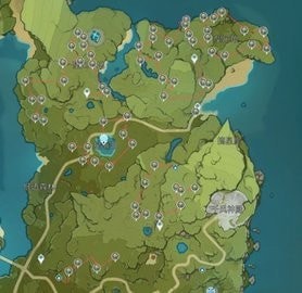 原神甜甜花哪里最多 原神甜甜花采集分布图位置汇总