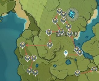 原神甜甜花哪里最多 原神甜甜花采集分布图位置汇总