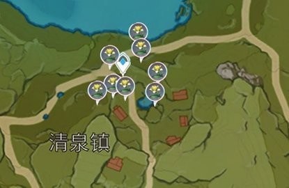 原神甜甜花哪里最多 原神甜甜花采集分布图位置汇总