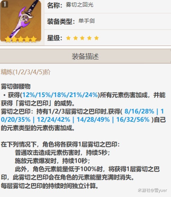 原神单手剑武器排名汇总2023最佳_原神单手剑哪个厉害