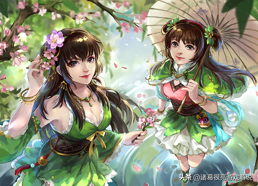 三国杀大乔小乔天香琉璃技能（三国杀盘点女将中人气超高的姐妹花敢问大家的终极梦想是啥）-图4