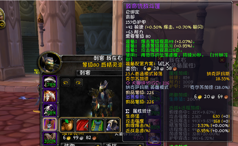 魔兽世界盗贼装备属性用什么的（魔兽80级盗贼属性选择天赋配装与输出手法全攻略）-图7