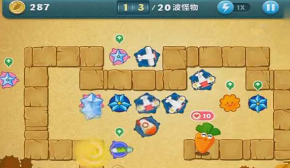 保卫萝卜沙漠7关攻略图解法 保卫萝卜1第一章第七关