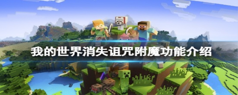 消失诅咒附魔效果介绍